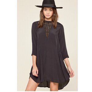 Amuse Society Keyhole Open Knit Crochet boho dress Small
